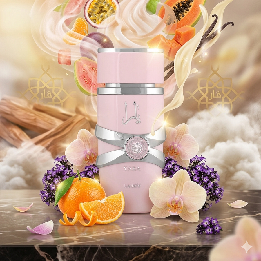 Lattafa  – Yara rose 100ML Eau de parfum Femme