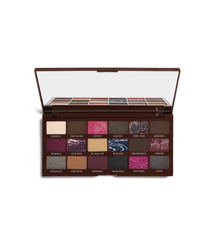 Revolution, Chocolate, Palette dOmbres à Paupières , galactic Chocolate, 18 Ombres, 18g