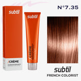 7.35 blond doré acajou