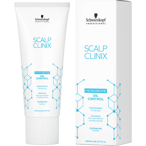 Masque Purifiant Oil Control Scalp Clinix Schwarzkopf Pro