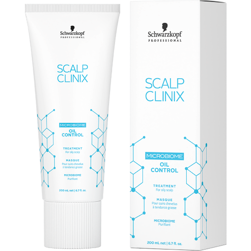 Masque Purifiant Oil Control Scalp Clinix Schwarzkopf Pro