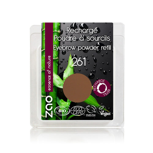 ZAO Recharge Poudre à Sourcils N°261 Blond Cendré