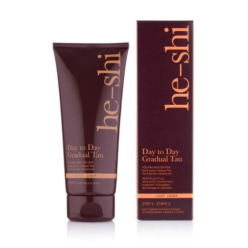 He-Shi Day To Day Gradual Tan Autobronzant Progressif Léger, 200ml