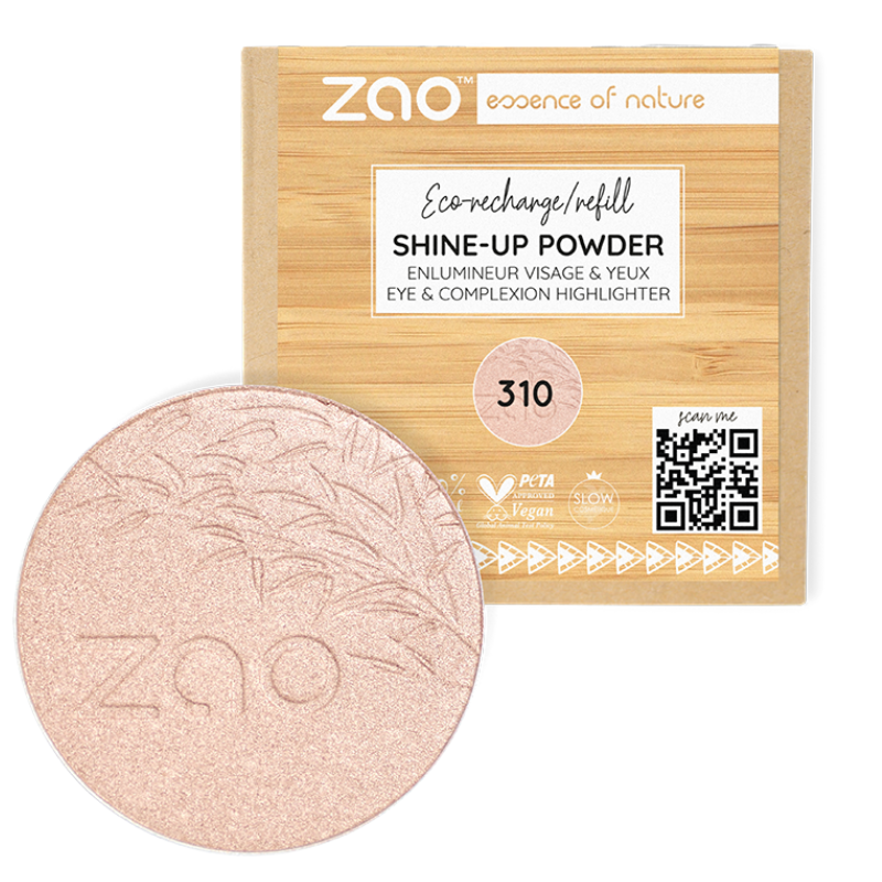 ZAO Recharge  Poudre Compacte  N° 310, Champagne Rosé