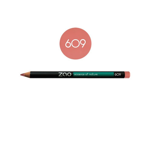  Crayon multi-usages bio yeux & lèvres 609 vieux rose - Zao