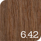 6.42 blond foncé marron irisé